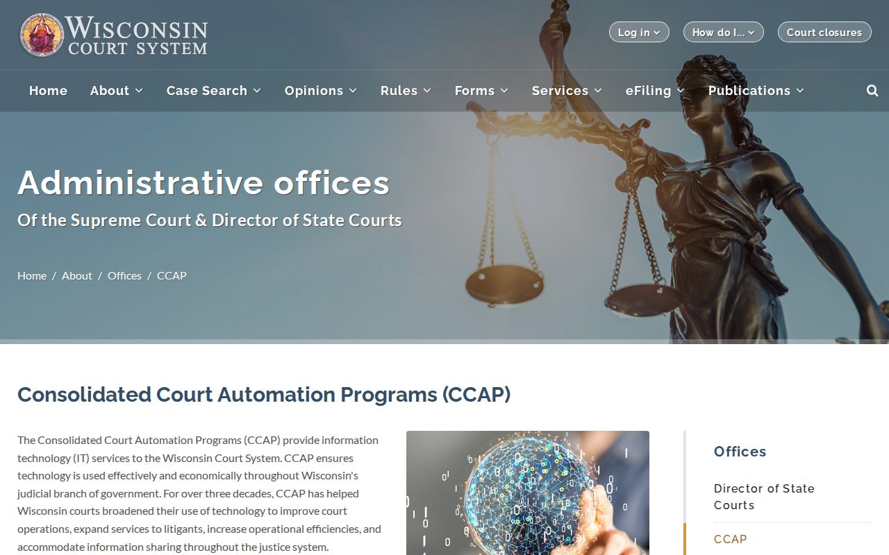 Columbia County criminal court CCAP system information